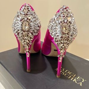Badgley Mischka Pink “Gorgeous” Heels